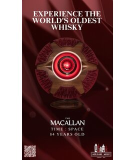 The Macallan An exclusive tasting of the world's oldest bottled whisky: The Macallan 84 Years Old 1940 2024 Time : Space The Macallan An exclusive tasting of the world's oldest bottled whisky: The Macallan 84 Years Old 1940 2024 Time : Space
