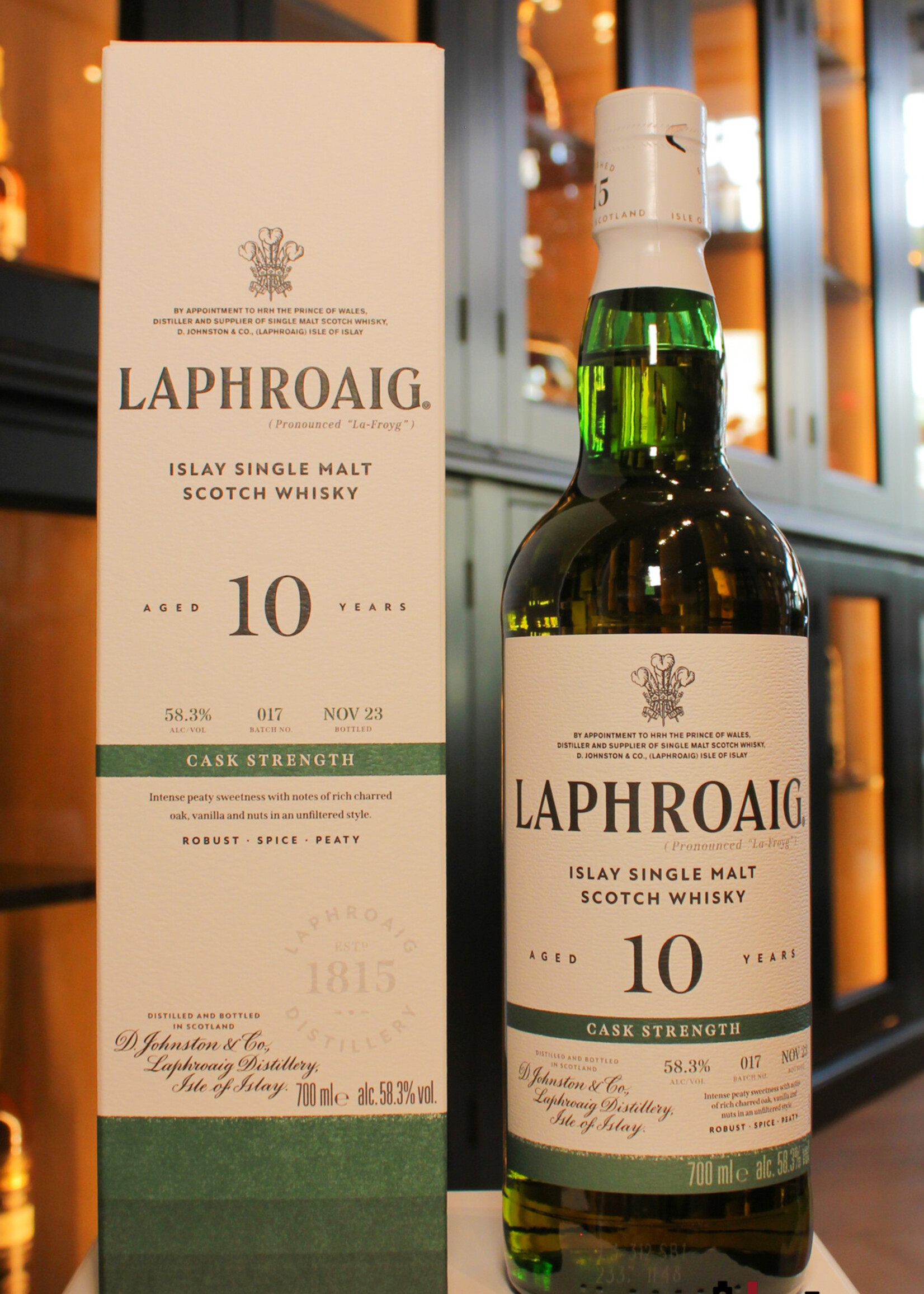 Laphroaig Laphroaig 10 Years Old 2023 - Cask Strength - Batch 17 58.3%