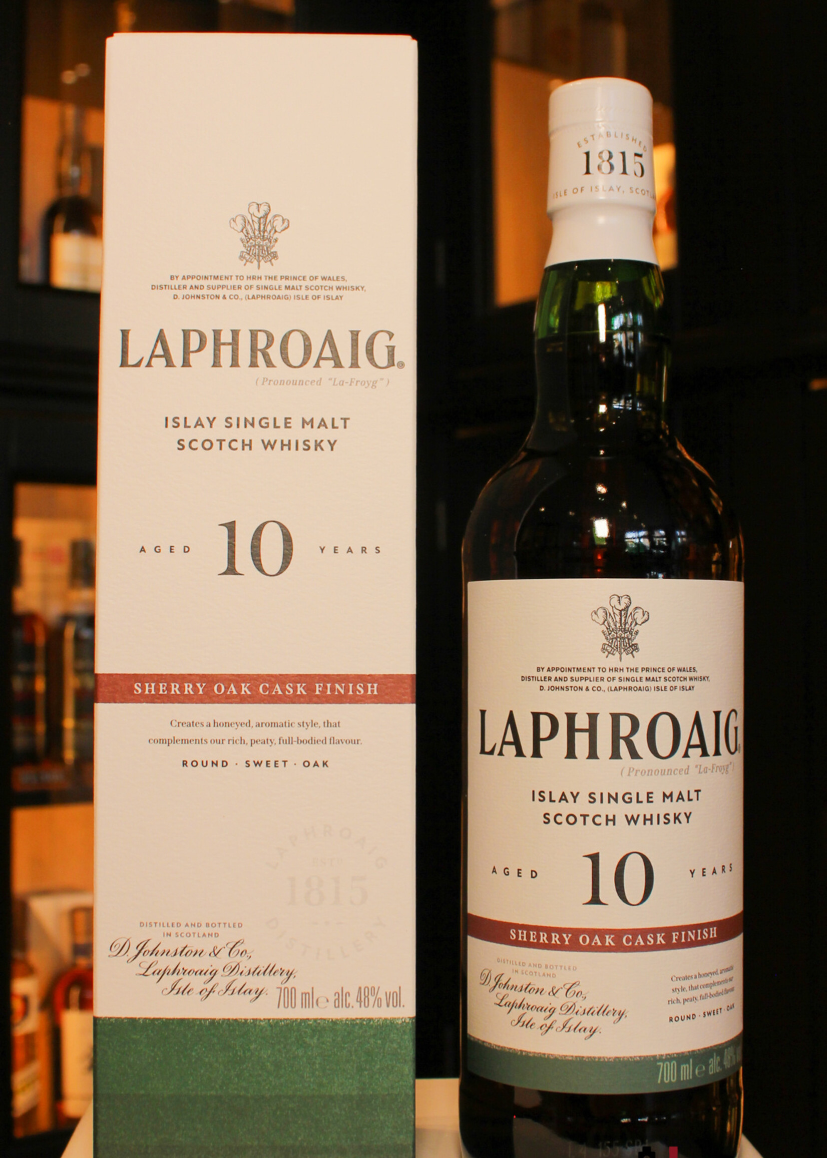 Laphroaig Laphroaig 10 Years Oak -  Sherry Oak Cask Finish 48%