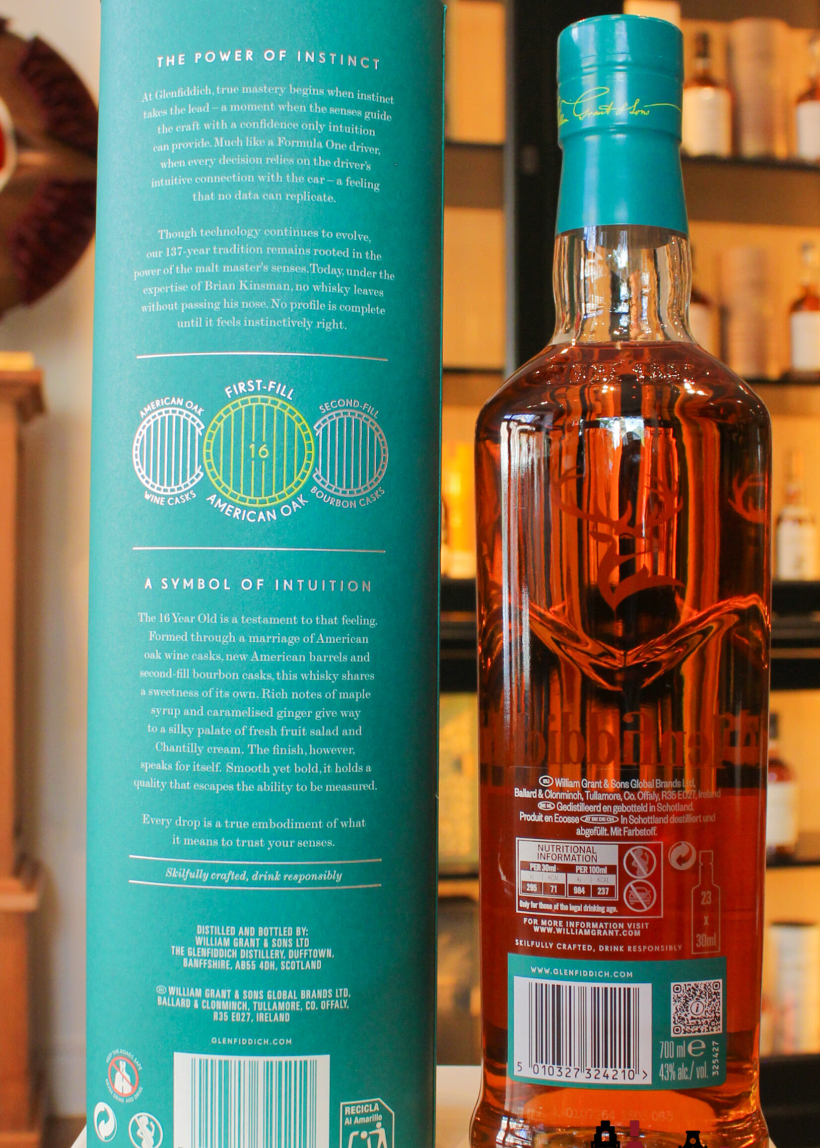 Glenfiddich Glenfiddich 16 Years Old 2025 - Aston Martin Formula One Team 43%