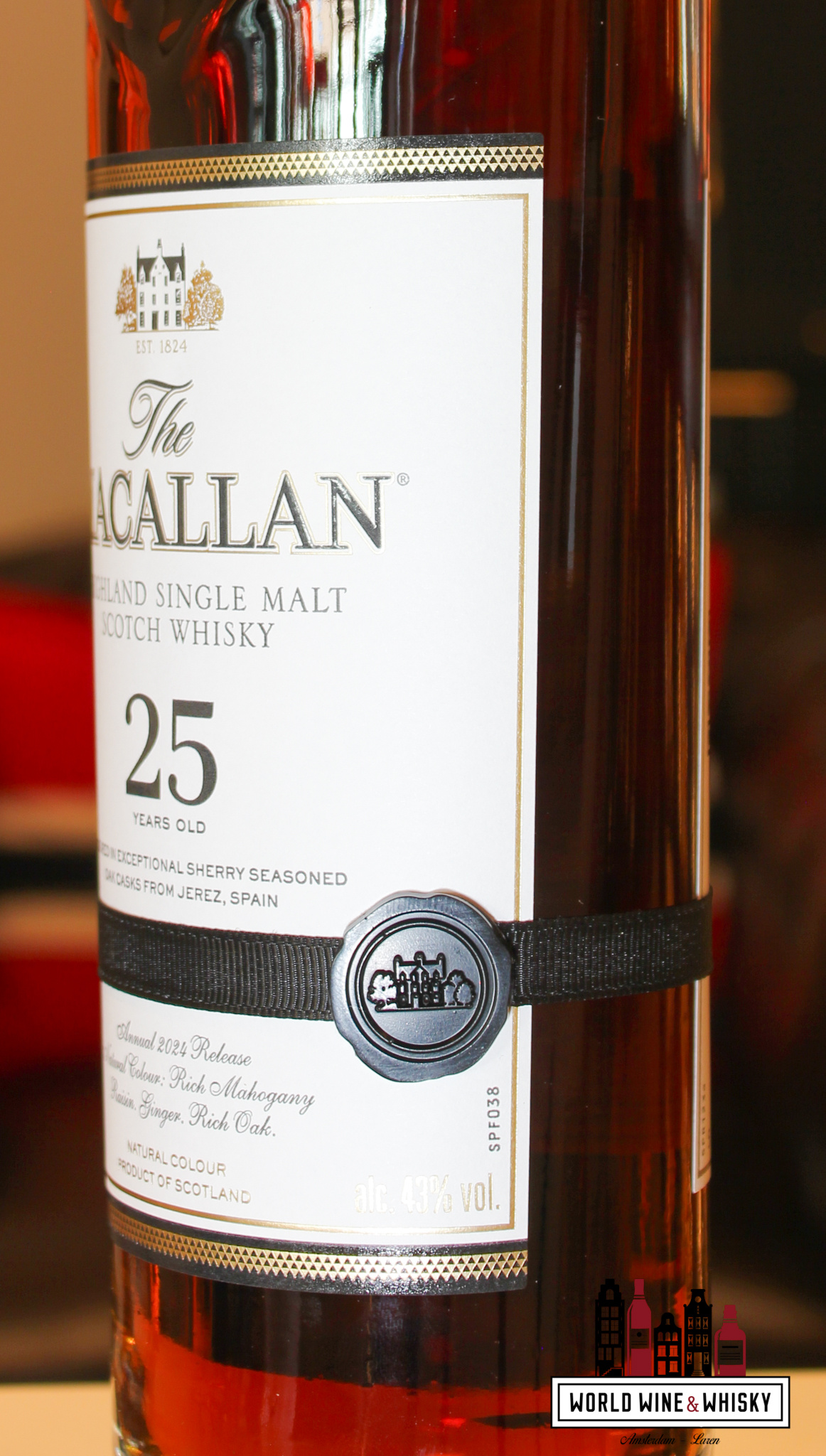 MACALLAN マッカラン 25年 2024 700ml The Macallan Sherry Oak 25 Year Old 2024 Single Malt Whisky