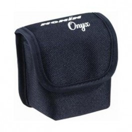 Zwart draagtasje met clip - Nonin GO2 Saturatiemeter