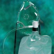 Hudson zuurstofmasker met zak voor volwassenen
