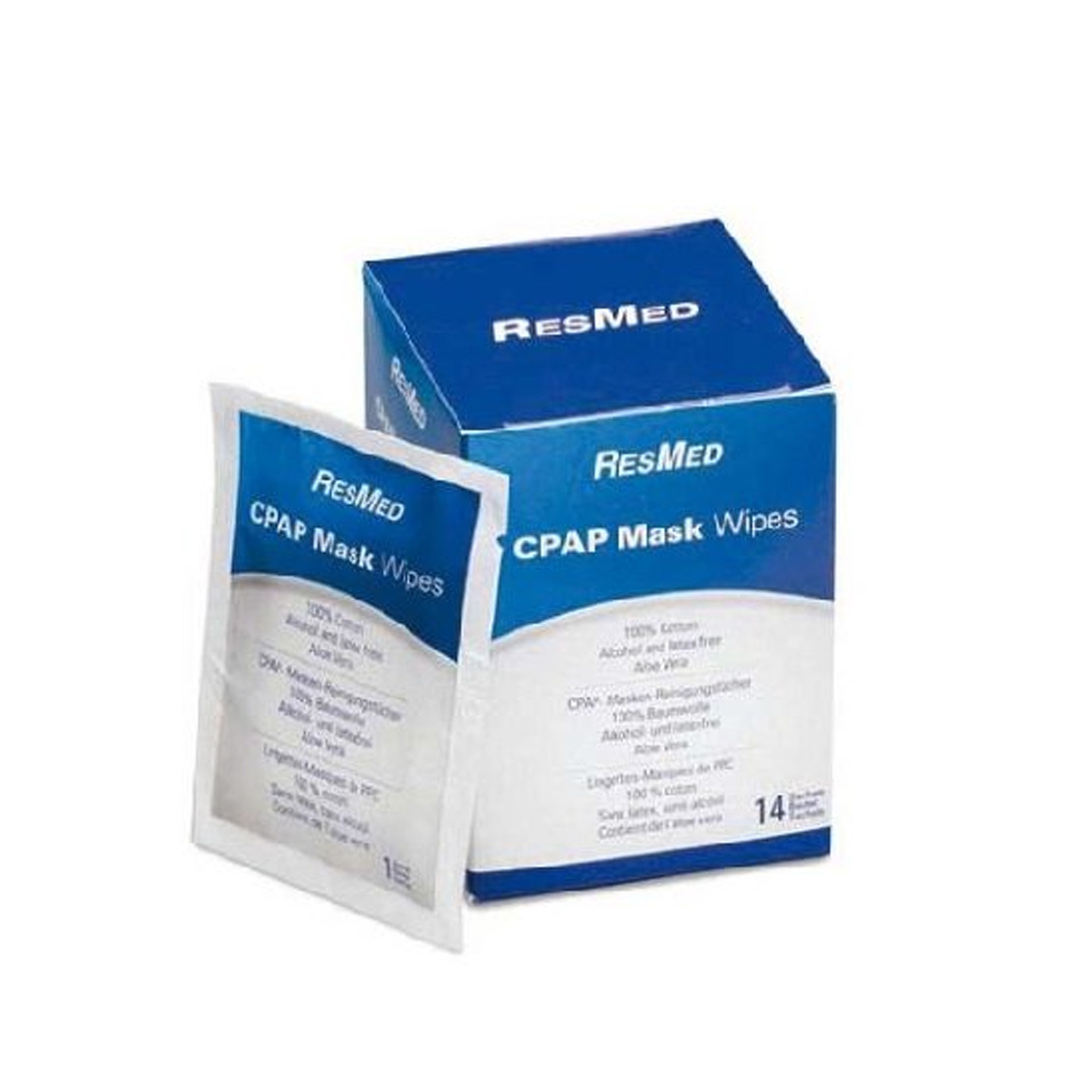 ResMed CPAP masker reinigingsdoekjes (14 stuks)