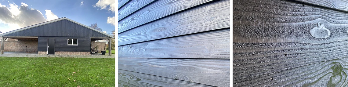 Houten Schuur verven
