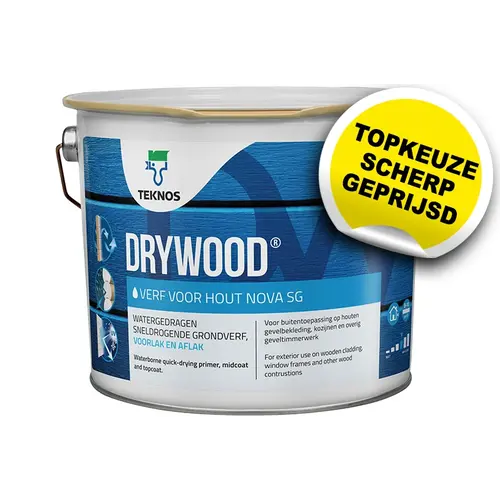 Teknos Drywood Drywood Hout Nova SG (Zijdeglans)