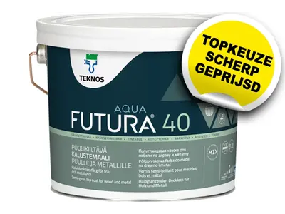 Teknos Drywood Futura Aqua 40 (zijdeglans)