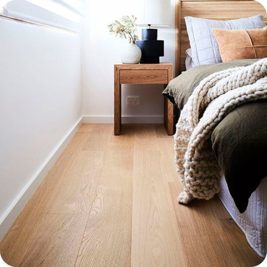 Slaapkamer vloer verven