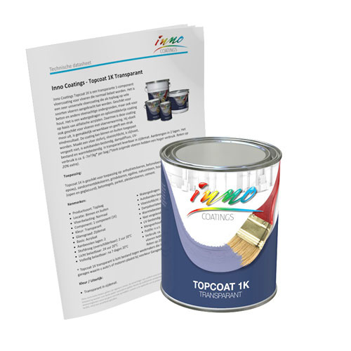 Topcoat 1K vloer coating Inno Coatings