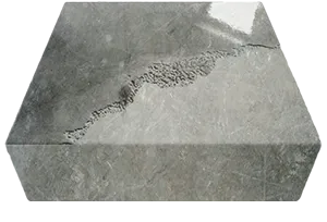 Anhydriet transparante afwerking