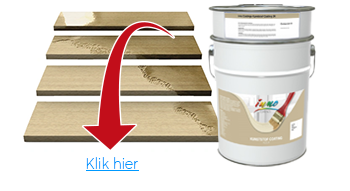 Houten trap transparante afwerking