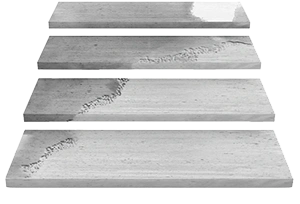 Beton trap transparante afwerking