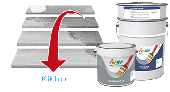 Beton trap transparante afwerking