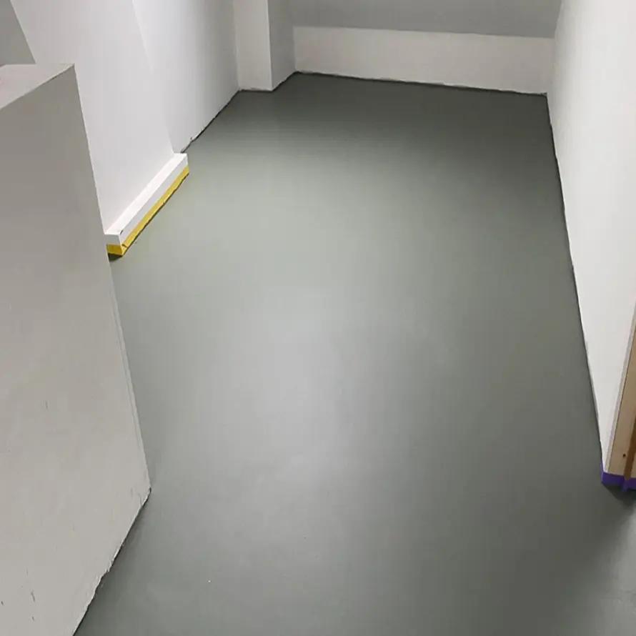 Vloer verven bij notariskantoor Mechelen