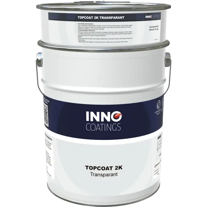 Topcoat 2K Transparant Zijdemat
