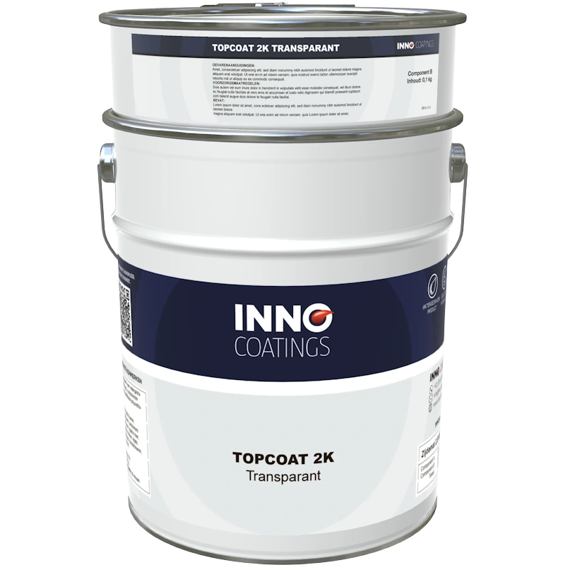 Topcoat 2K Transparant Zijdemat