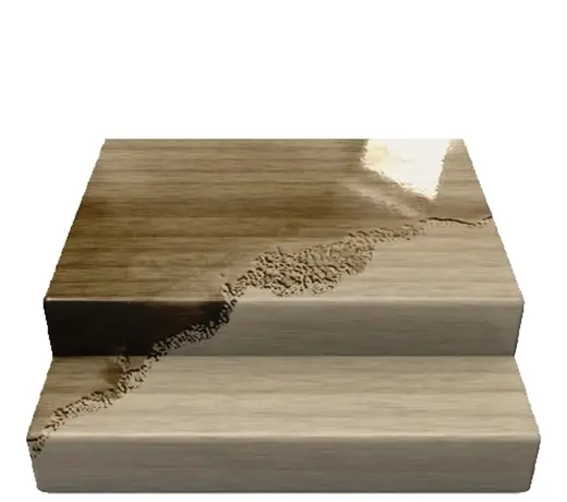 Houten trap verven transparant