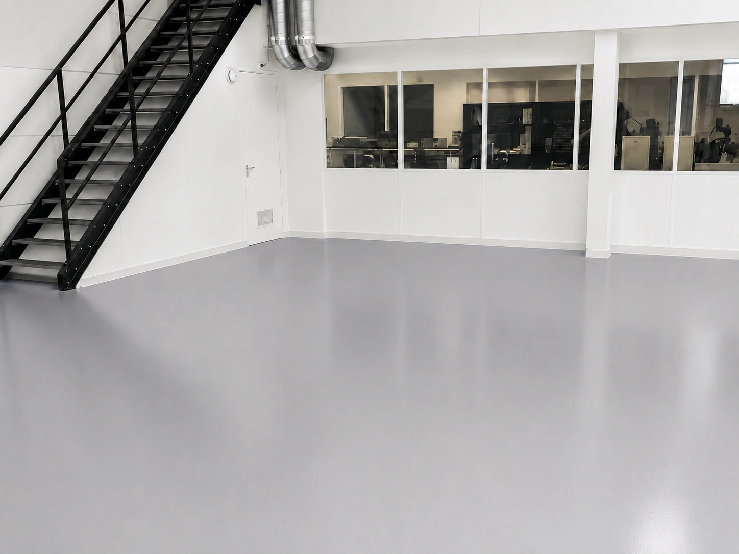 Magazijnvloer verven