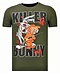 Local Fanatic Camiseta - Killer Bunny - Verde