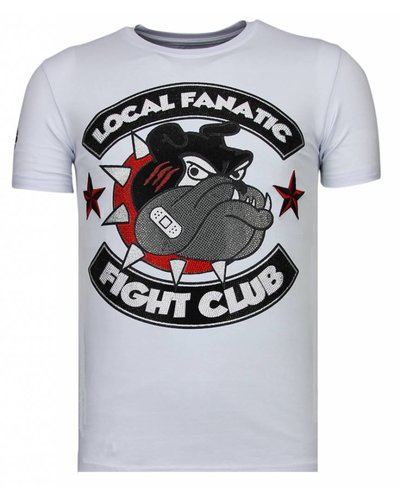 Local Fanatic T-shirt - Fight Club Spike - Weiß