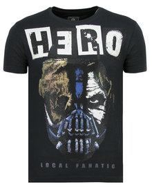 Local Fanatic Camiseta - Hero Mask - Azul
