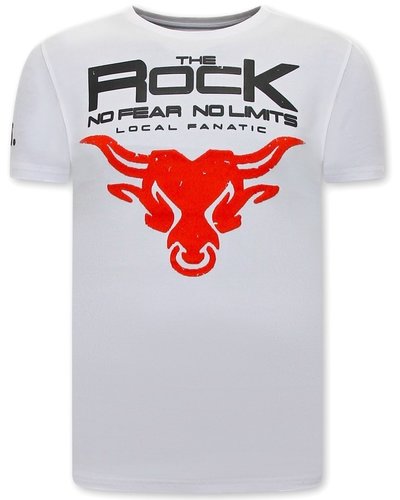 Local Fanatic T-Shirts - The Rock - Weiß