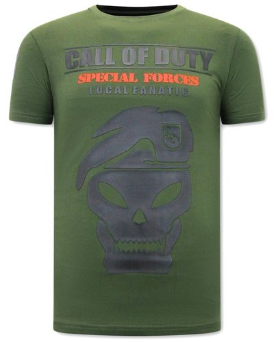 Local Fanatic Camiseta - Call of Duty - Verde