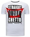 Local Fanatic T-shirt - Straight Outta Ghetto - Weiß