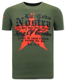 Local Fanatic Camiseta - La Coka Nostra - Verde