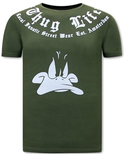 Local Fanatic Camiseta - Thug Life - Verde