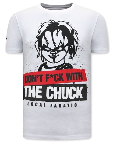 Local Fanatic T-shirt - Chucky - Wit