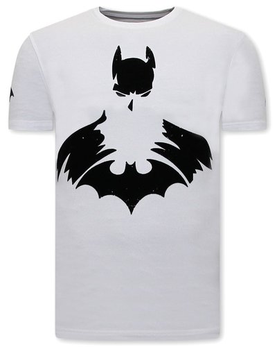 Local Fanatic T-shirt - Batman - Wit