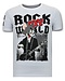 Local Fanatic Camiseta - Tomcat Rock My World - Blanco