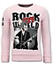Local Fanatic Sweater Men - Tomcat Rock My World - Rosa