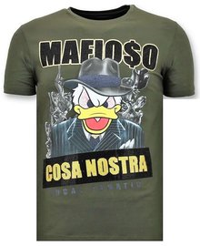 Local Fanatic T-shirt - Mafioso Duck - Khaki
