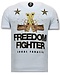 Local Fanatic T-shirt - Freedom Rebel - Wit
