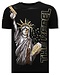 Local Fanatic T-shirt - Freedom Rebel - Zwart