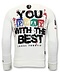 Local Fanatic Sweatshirt Men - Wanna Play A Game - White