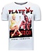 Local Fanatic Camiseta - The Playtoy Mansion - Blanco