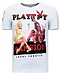 Local Fanatic T-shirt - The Playtoy Mansion - Wit