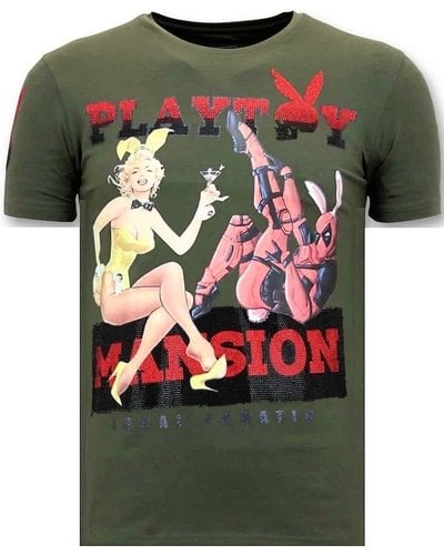 Local Fanatic Camiseta - The Playtoy Mansion - Verde