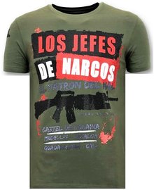 Local Fanatic Camiseta - Los Jefes De Narcos - Verde
