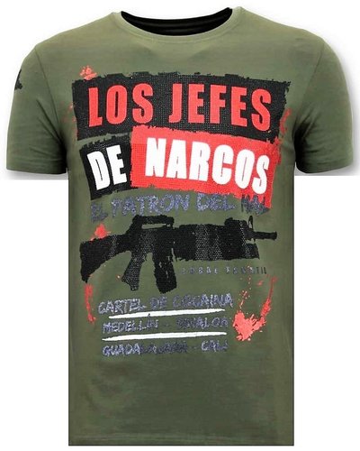 Local Fanatic Camiseta - Los Jefes De Narcos - Verde