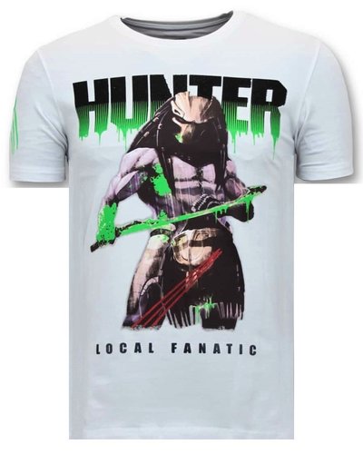 Local Fanatic T-shirt - Predator Hunter - Weiß