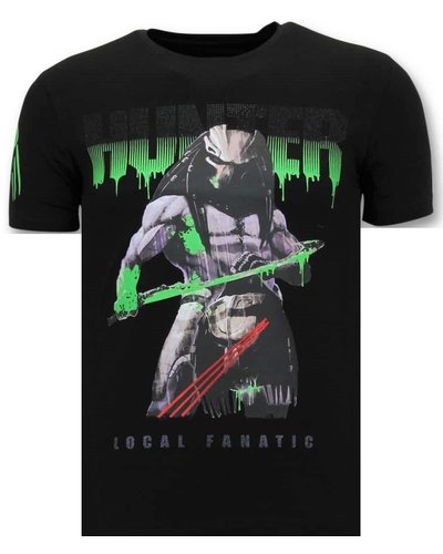 Local Fanatic Camiseta - Predator Hunter - Negro