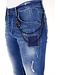 Local Fanatic Herren Jeans - Slim Fit - LF-DNM-1035 - Blau