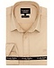 Gentili Bellini Mens Shirts - Luxury Plain Satin - Beige