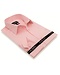 Gentili Bellini  Herrenhemd - Luxus Plain Satin - Rosa