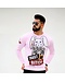 Local Fanatic Sweatshirt Men - Trust No Bitch - Pink