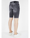Local Fanatic Pantalones cortos de mezclilla para hombre - Slim Fit - LF-DNM-1039 - Gris